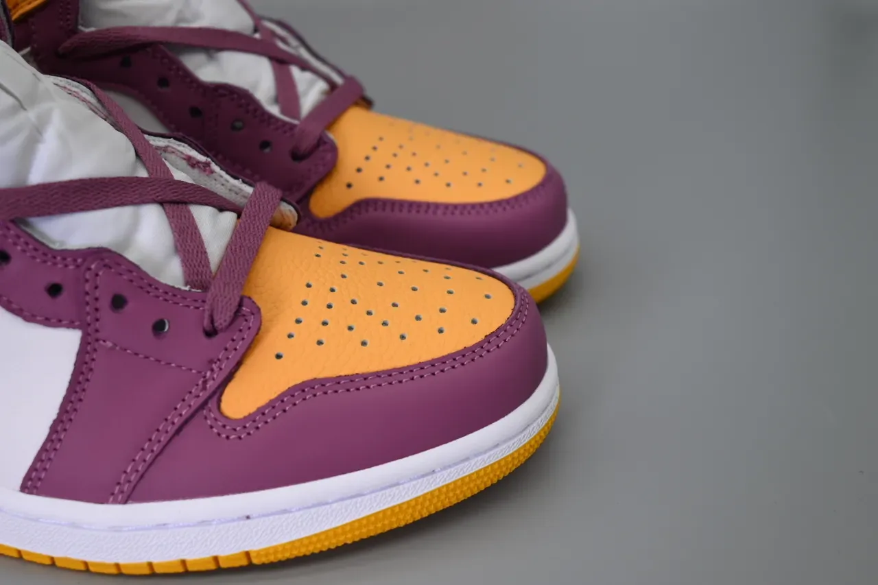 Air Jordan 1 Purple Orange White Chaussures de basket-ball 8