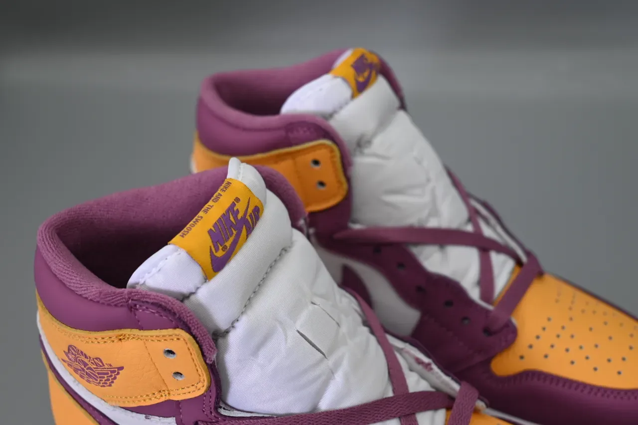 Air Jordan 1 Purple Orange White Chaussures de basket-ball 9