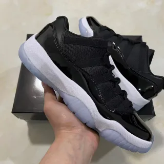 Air Jordan 11 Black White Patent Leather Basketball Shoes