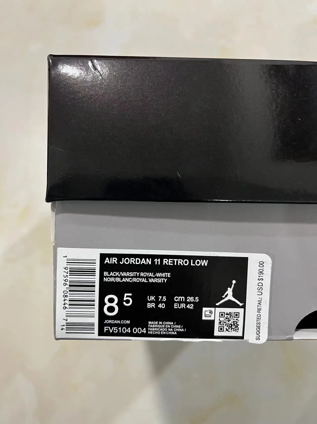 Air Jordan 11 Black White Patent Leather Basketball Shoes 2