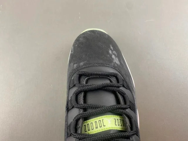 Air Jordan 11 Marbled Black Translucent Lime Green Zapatillas de Baloncesto 5