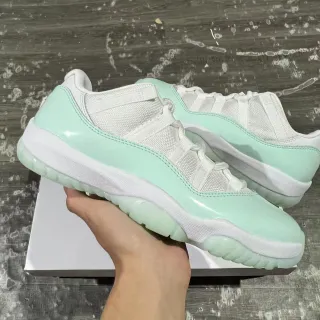 Air Jordan 11 Mint Green Patent Leather Basketball Shoes