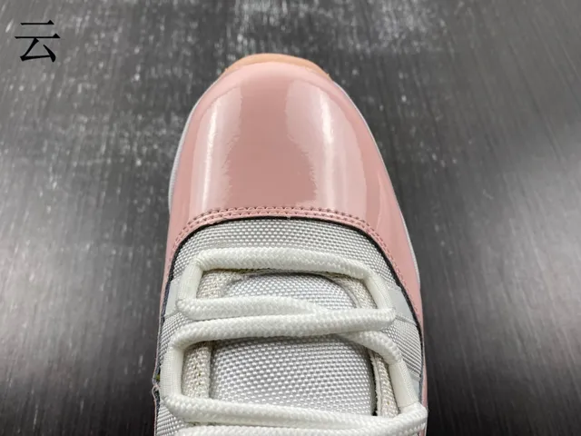 Air Jordan 11 Pale Pink Patent Leather Basketball Shoes 7