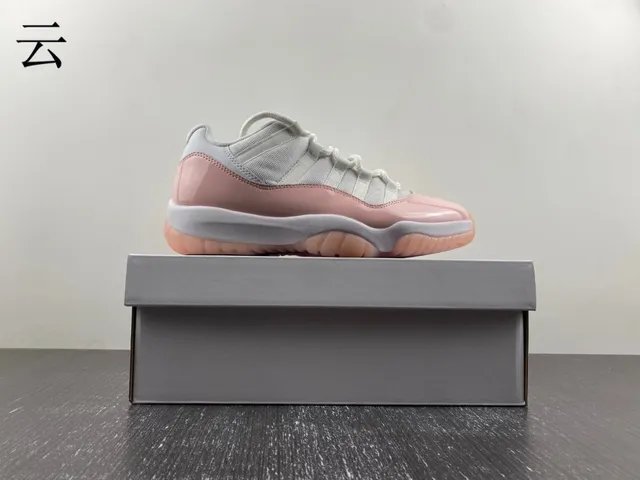 Air Jordan 11 Pale Pink Patent Leather Basketball Shoes 8