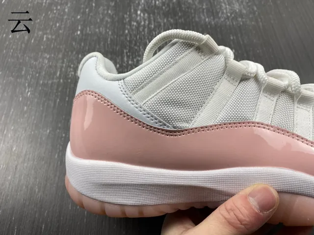 Air Jordan 11 Pale Pink Patent Leather Basketball Shoes 10