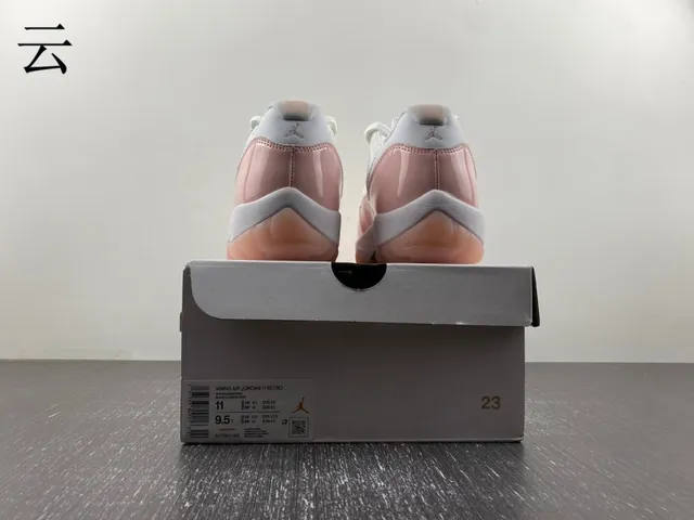 Air Jordan 11 Pale Pink Patent Leather Basketball Shoes 11