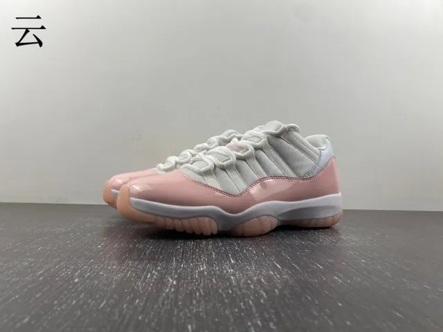Air Jordan 11 Pale Pink Patent Leather Basketball Shoes 15