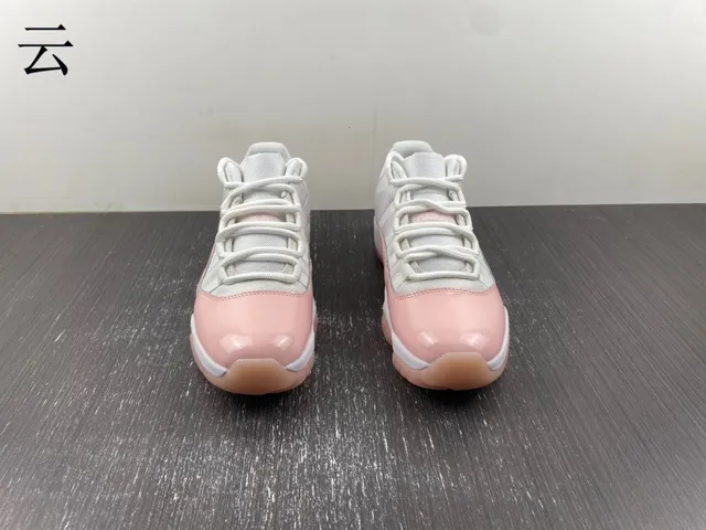 Air Jordan 11 Pale Pink Patent Leather Basketball Shoes 16