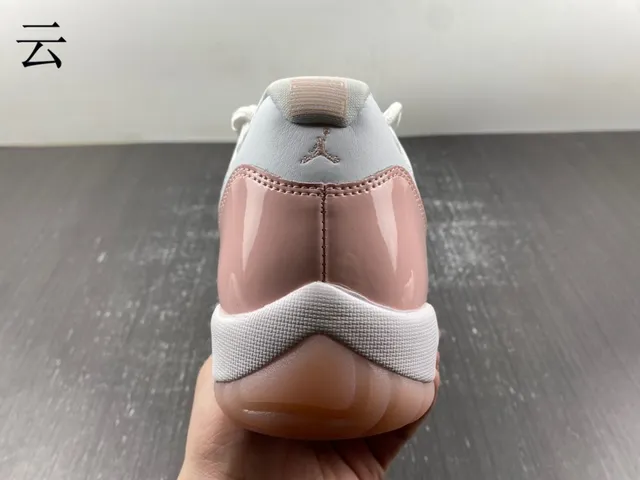 Air Jordan 11 Pale Pink Patent Leather Basketball Shoes 17
