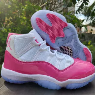 Air Jordan 11 Pink Patent Leather Basketball Shoes