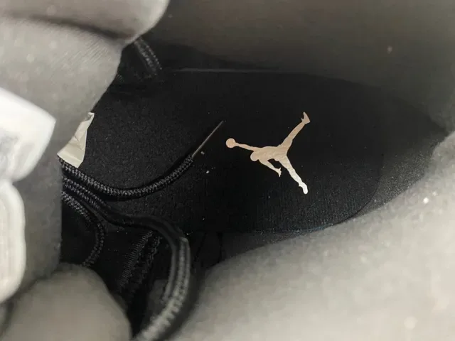 Air Jordan 12 Chaussures de Basketball Noires et Grises 12