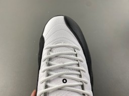Air Jordan 12 White Black Gold Basketball Shoes 5