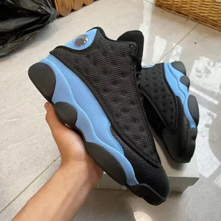 Air Jordan 13 Black Light Blue Basketball Shoes