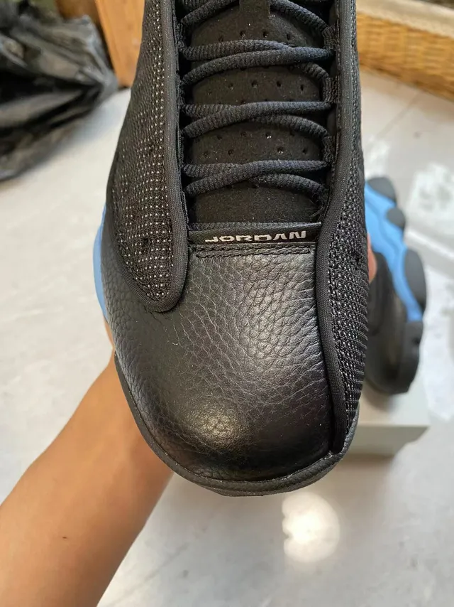 Air Jordan 13 Black Light Blue Basketball Shoes 5