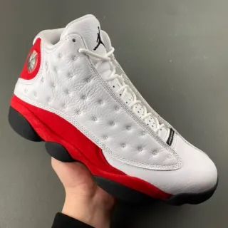 Air Jordan 13 White Red Black Basketball Shoes
