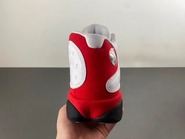 Air Jordan 13 White Red Black Basketball Shoes 5