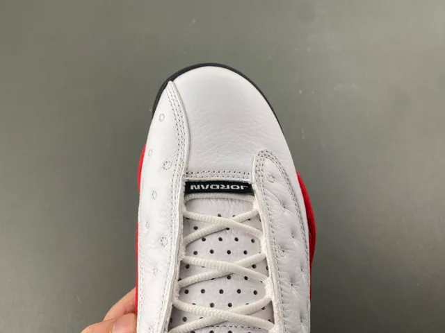 Air Jordan 13 White Red Black Basketball Shoes 6