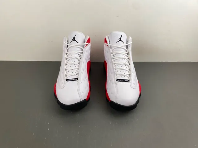 Air Jordan 13 White Red Black Basketball Shoes 13