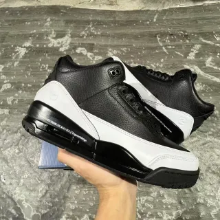 Air Jordan 3 Black White Basketball Shoes