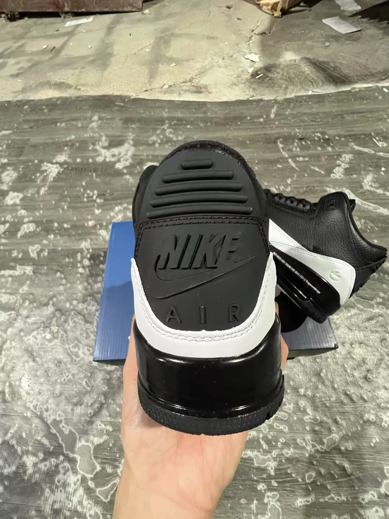 Air Jordan 3 Black White Basketball Shoes 8