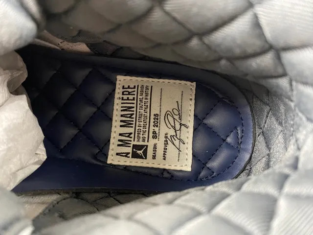 Air Jordan 3 White Black Blue Basketball Shoes 11