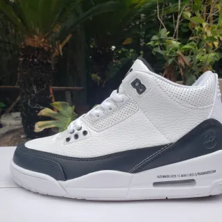 Air Jordan 3 White Navy Basketball Shoes