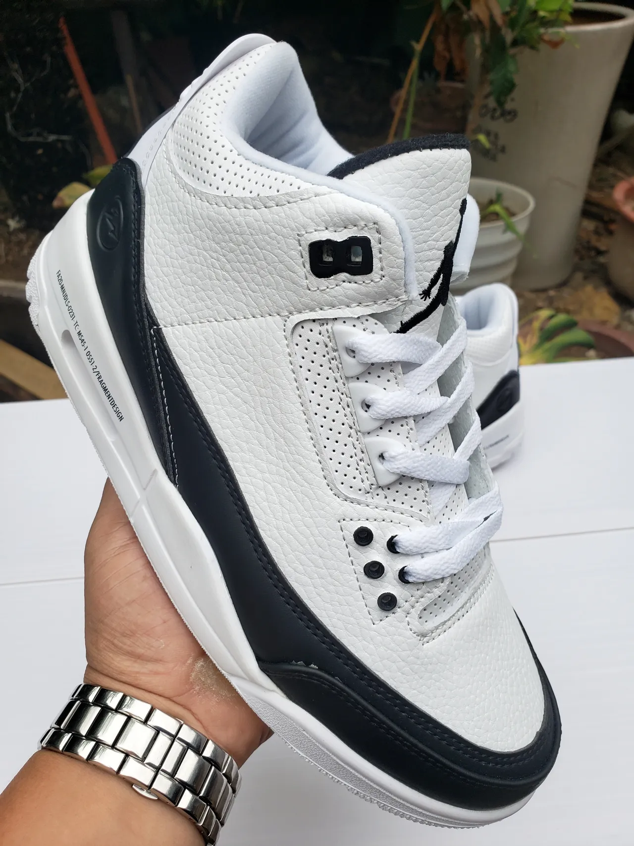 Air Jordan 3 White Navy Basketball Shoes 6