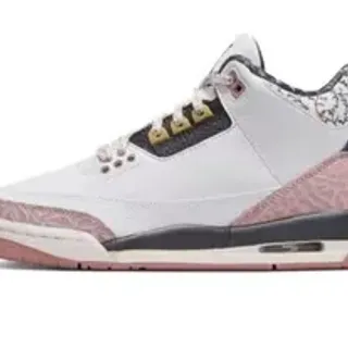 Air Jordan 3 白粉色爆裂纹篮球鞋