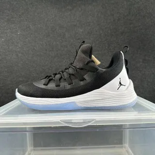 Air Jordan 38 Black White High-Top Mesh-and-TPU Upper Basketball Shoes