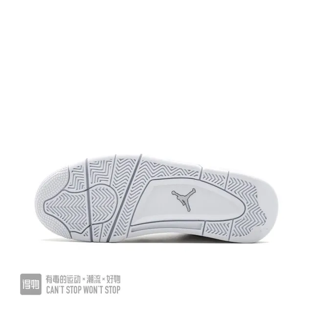 Air Jordan 4 All White Basketball Shoes 2