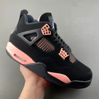 Air Jordan 4 Black Rose Gold Basketball Shoes