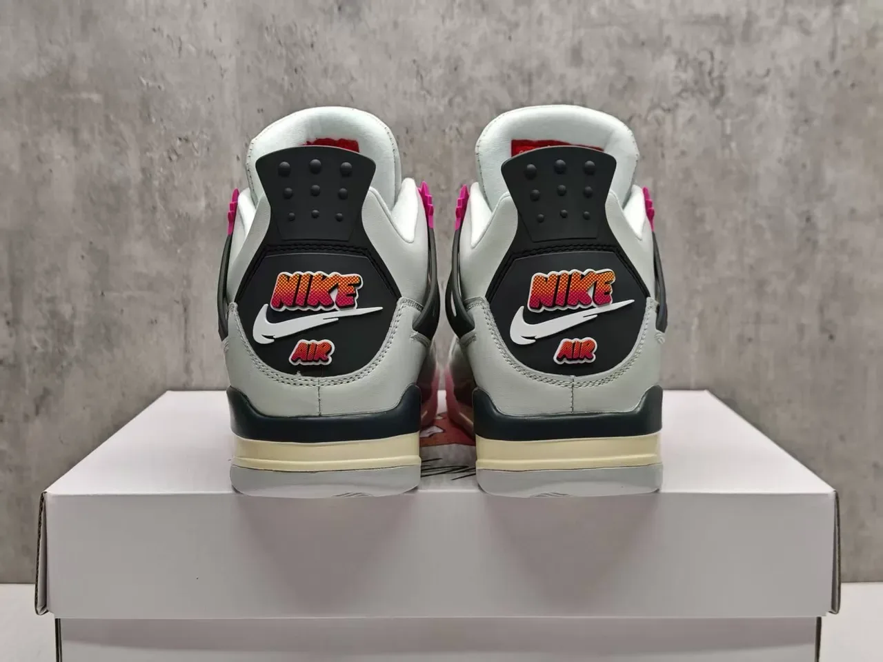Air Jordan 4 Gradient Mesh High-Top Basketball Shoes 7