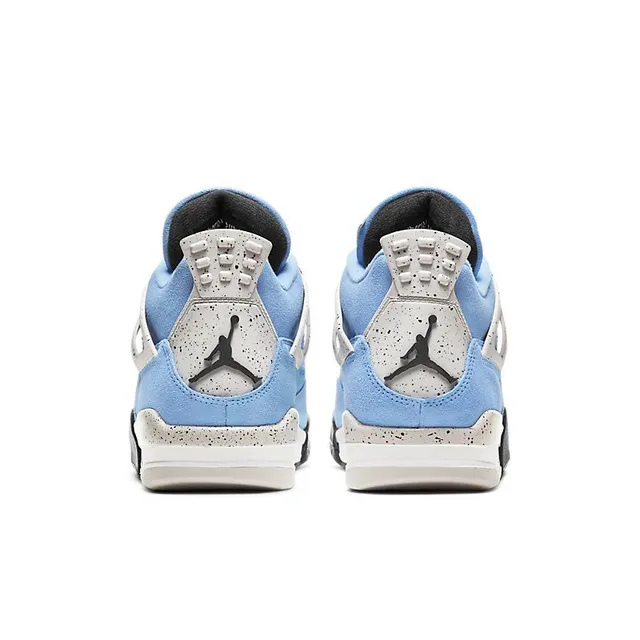 Air Jordan 4 Light Blue Speckled Cement Basketball Shoes 2