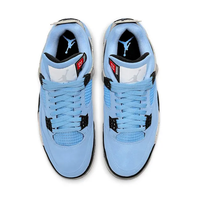 Air Jordan 4 Light Blue Speckled Cement Basketball Shoes 4