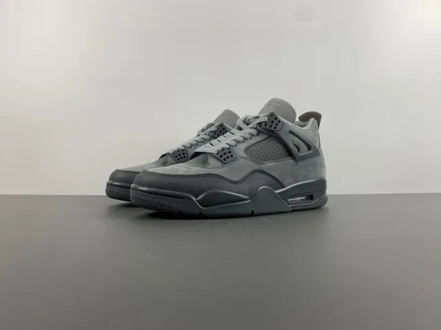 Air Jordan 4 Cinza Monocromático Tênis de Basquete 10