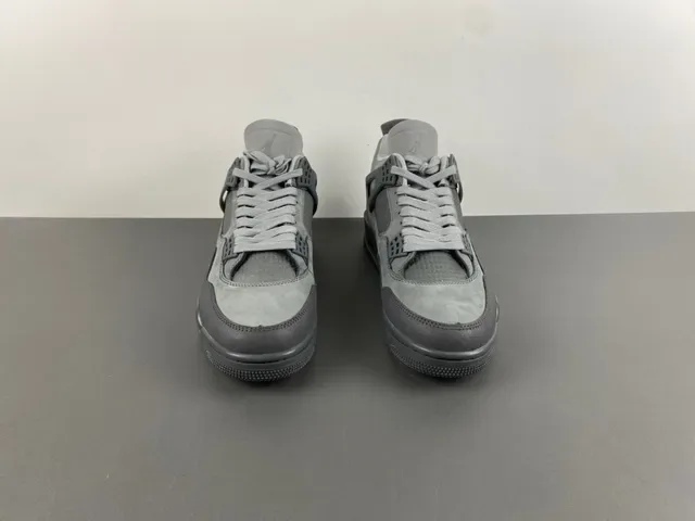 Air Jordan 4 Cinza Monocromático Tênis de Basquete 11