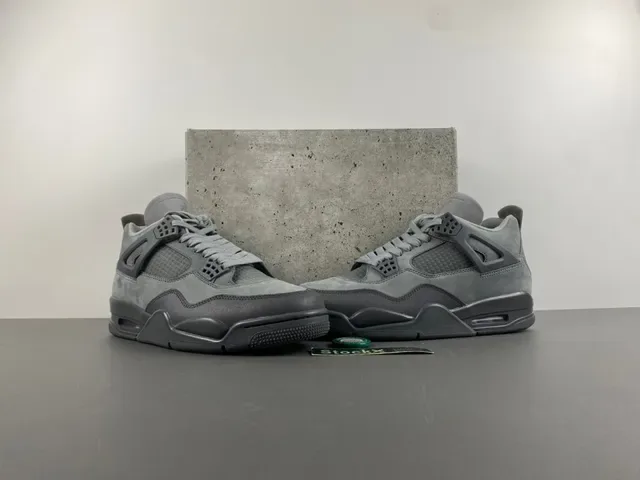 Air Jordan 4 Cinza Monocromático Tênis de Basquete 13