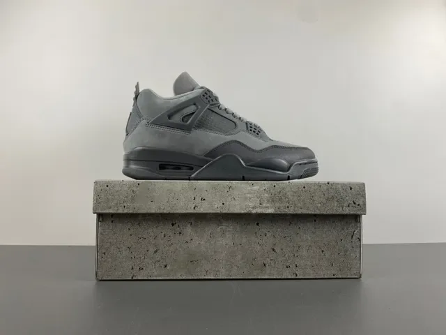 Air Jordan 4 Cinza Monocromático Tênis de Basquete 15