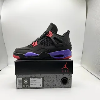 Air Jordan 4 Retro NRG Black Court Purple 篮球鞋