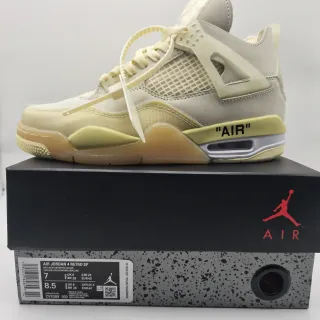 Air Jordan 4 Retro SP Sail/Muslim-White-Black 篮球鞋