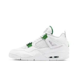 Air Jordan 4 Retro White Green Basketball Shoes