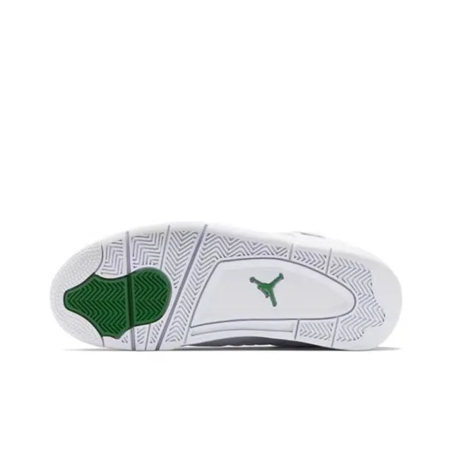 Air Jordan 4 Retro White Green Basketball Shoes 2