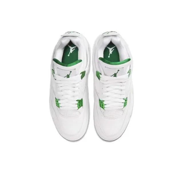 Air Jordan 4 Retro White Green Basketball Shoes 4