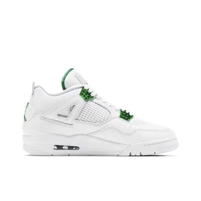 Air Jordan 4 Retro White Green Basketball Shoes 6