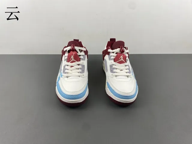 Air Jordan 4 White Blue Red Gold Dragon Basketball Shoes 3