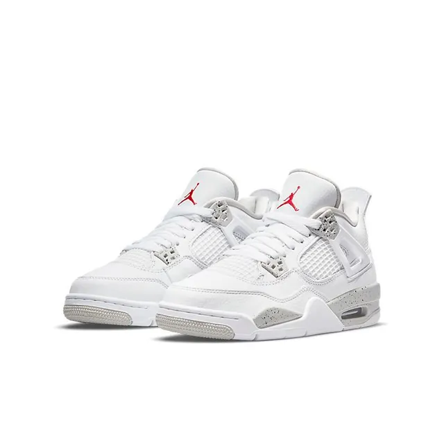 Air Jordan 4 White Cement Basketball Shoes 3