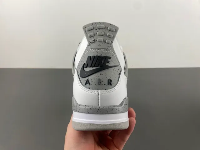 Air Jordan 4 White Cement Basketball Shoes 4