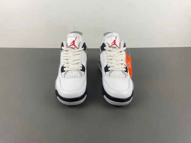 Air Jordan 4 White Cement Basketball Shoes 11