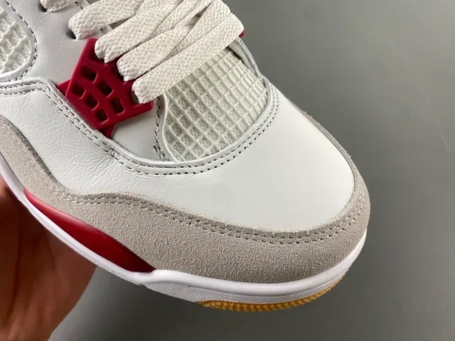 Air Jordan 4 White Red Gum Chaussures de Basketball 2