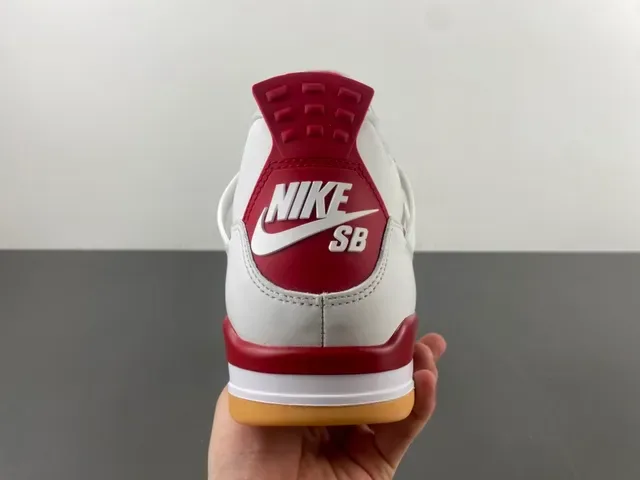 Air Jordan 4 White Red Gum Chaussures de Basketball 4